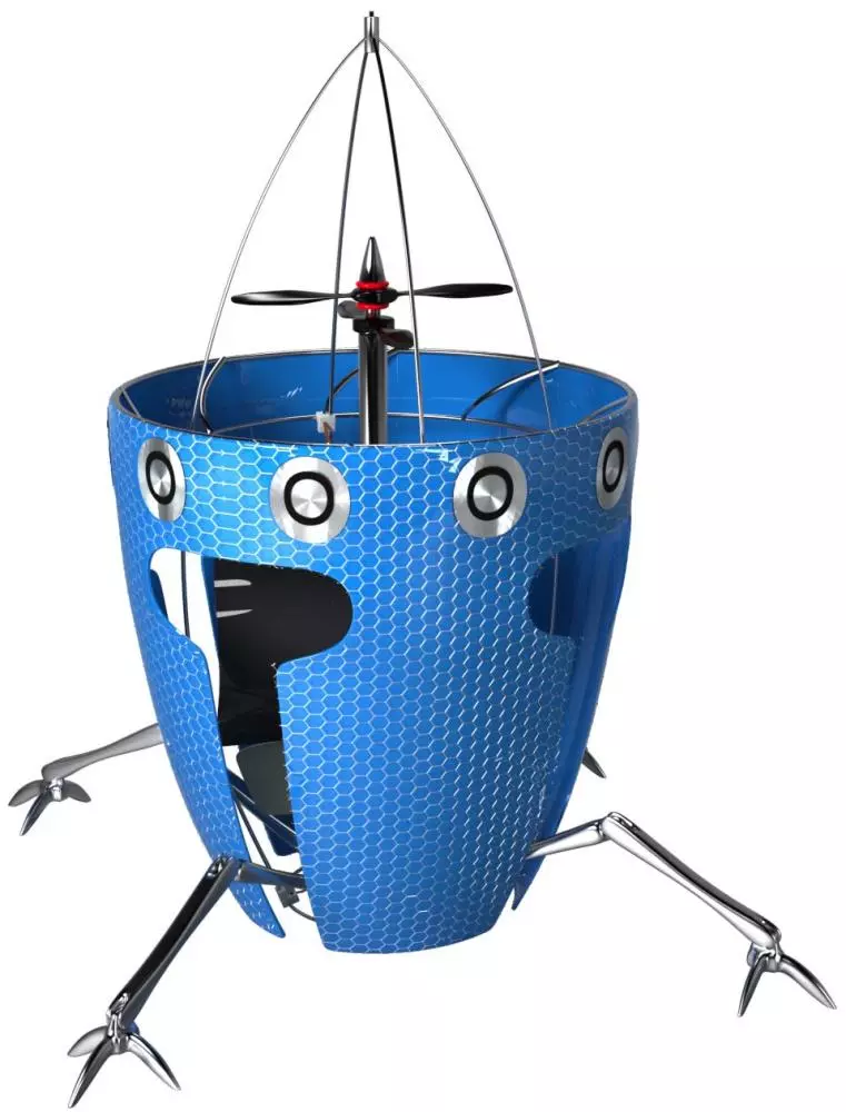 A rendering depicting what a future version of the AirBurr may look like