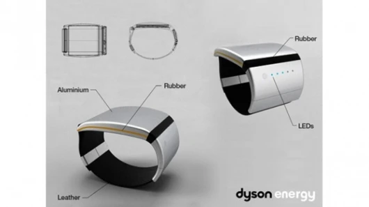 Dyson energy bracelet design using body heat and ambient temperature to produce electricity