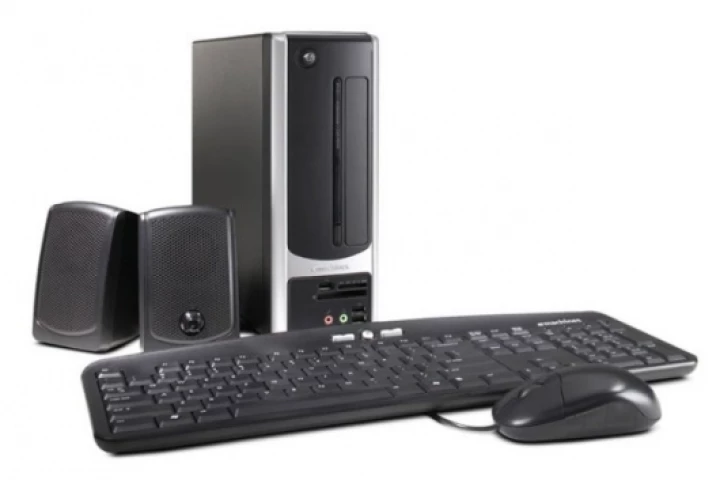 The 'fit anywhere' eMachine EL1200 Desktop Series PC.