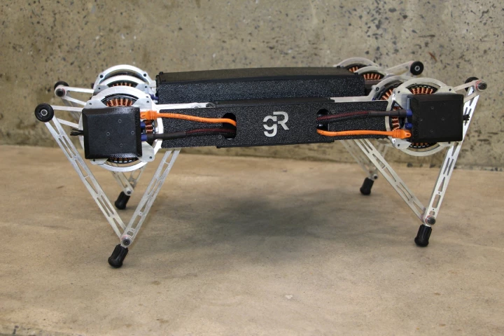 The Ghost Minitaur, ready to hop