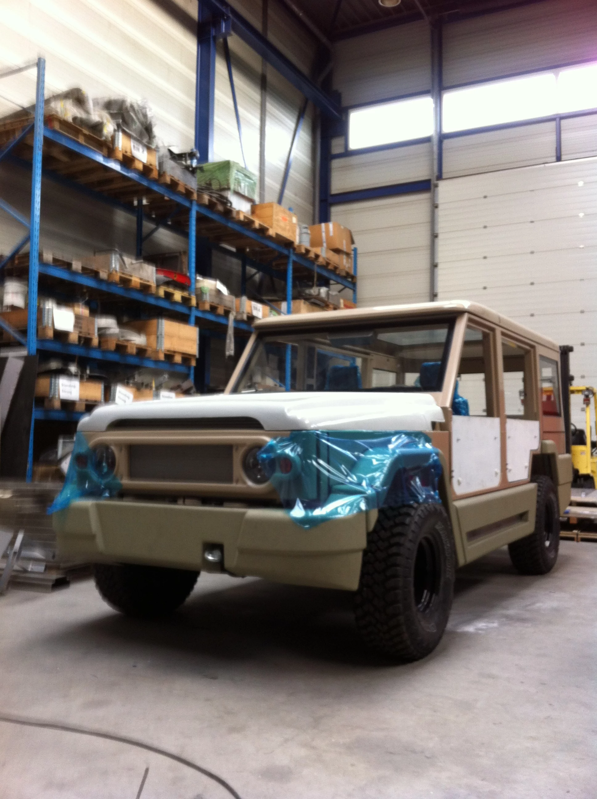 The Amphibicruiser in production