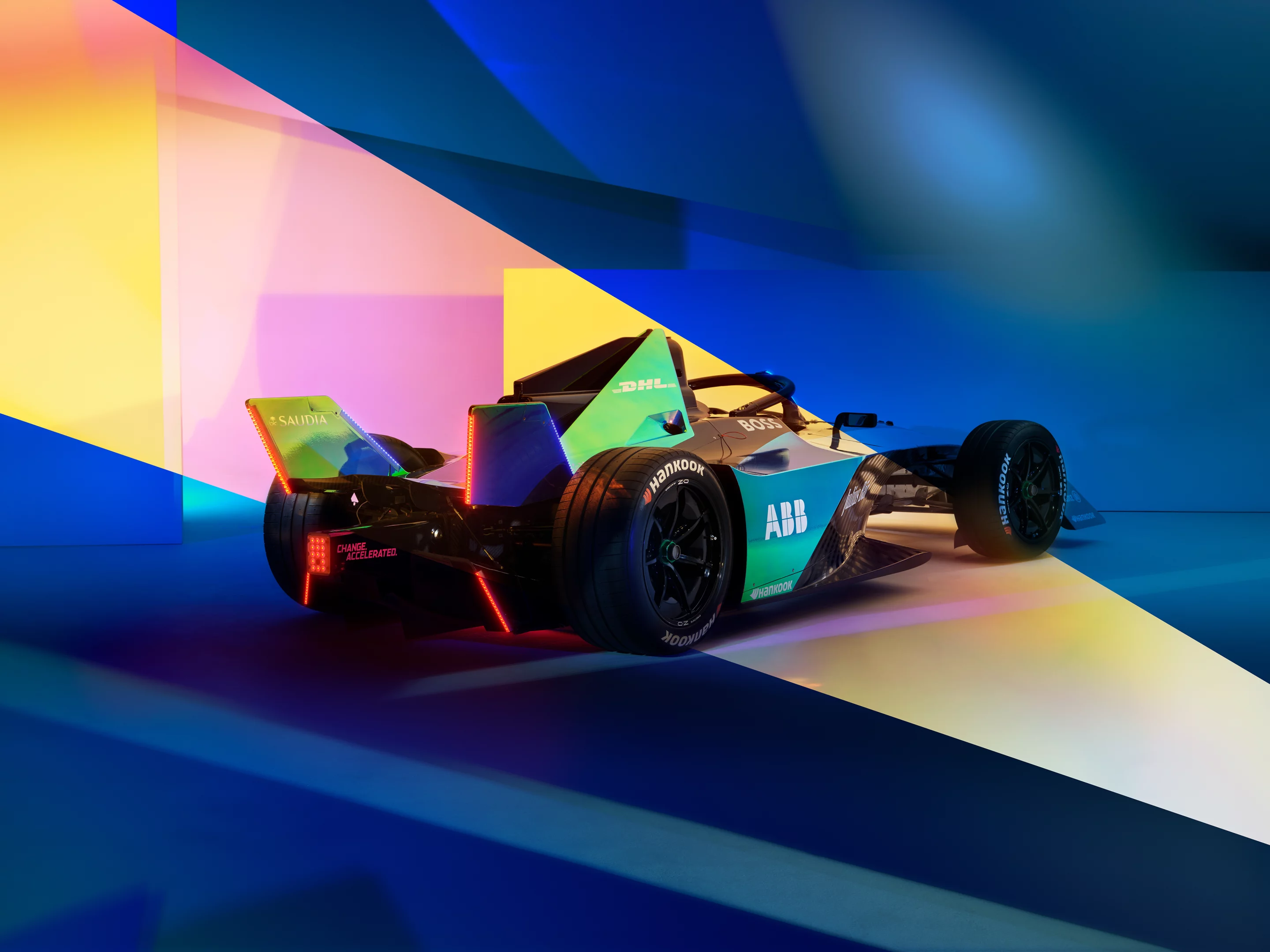 The third-genertation Formula E race car: faster, lighter, more efficient