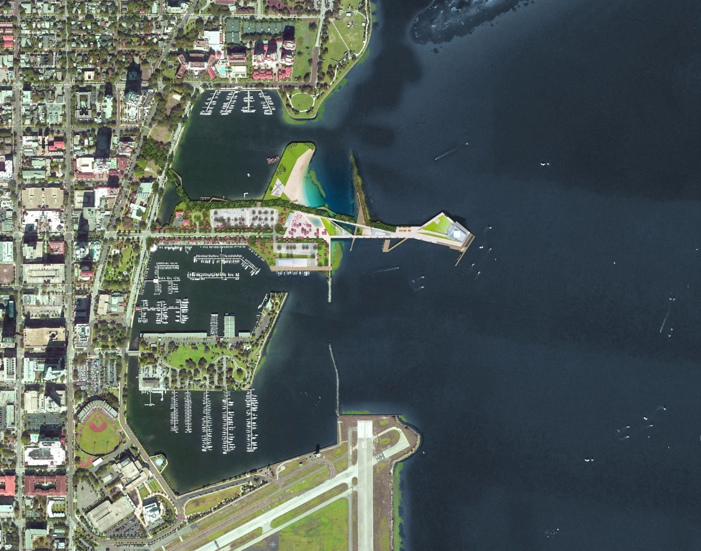 The Pier-Park is located in the city of St. Petersburg in Florida, US