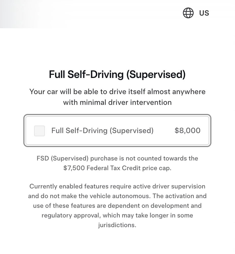 In response to legal and regulatory scrutiny, Tesla altered the nomenclature of Full Self-Driving to "Full Self-Driving (Supervised)"