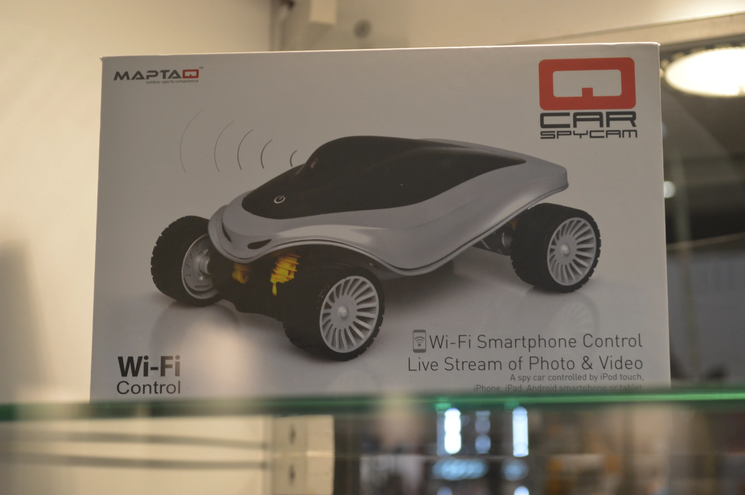 The QCAR is good for chasing moving action or spying