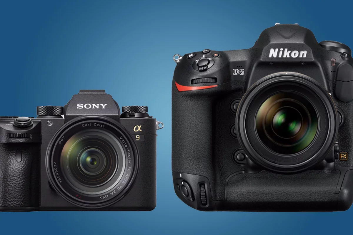 We compare the key specifications of the Sony A9 and the Nikon D5 cameras