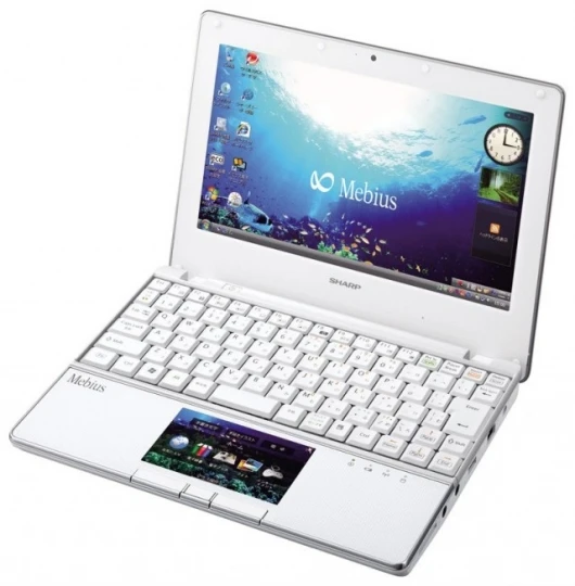 Mebius PC-NJ70A netbook comes in white