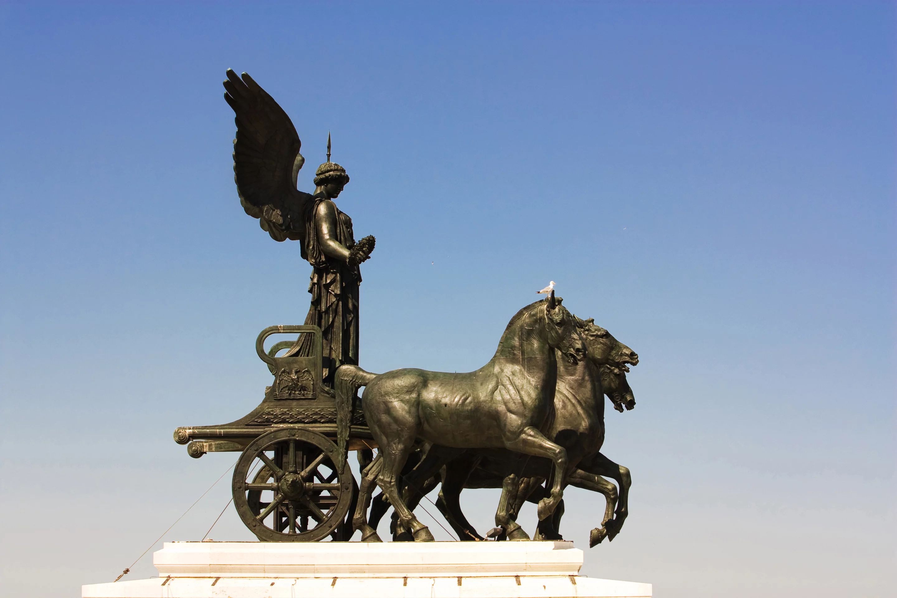 Stock Photo:Monument on a roof of VittorianoImage ID: 35709190 Release information: N/A Copyright: Lia Koltyrina