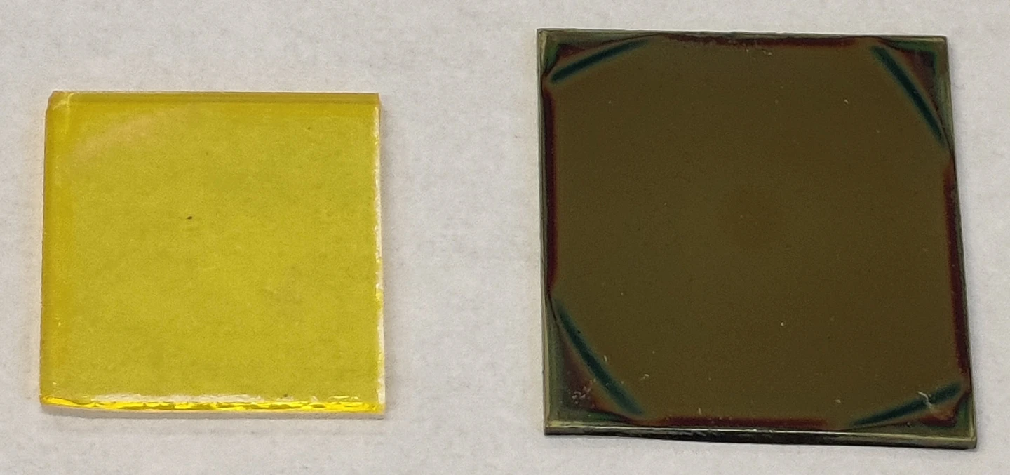 The two layers of the two-dimensional hybrid organic-inorganic perovskite