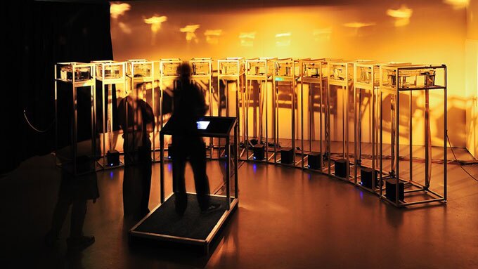 The Scale exhibit at the STRP Festival (Photo: Mick Visser)