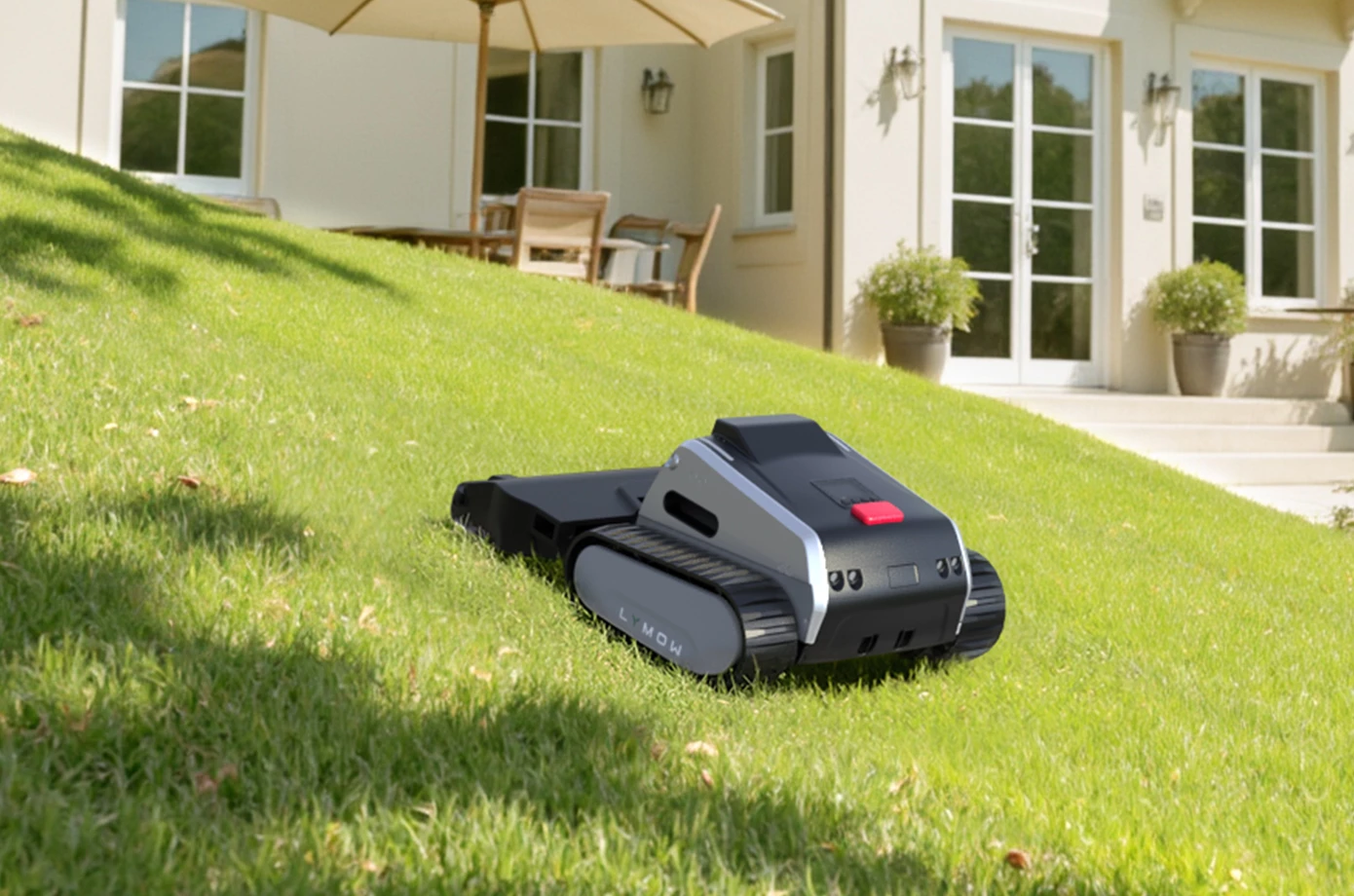 The Lymow One can tackle slopes up to 45°