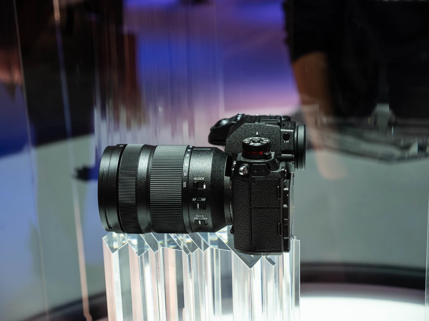 Panasonic's full frame mirrorless S1 concept: quite hefty next to the company's regular Micro Four Thirds rigs