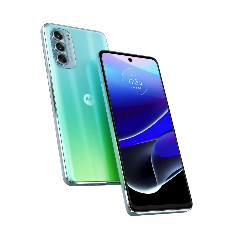 The Moto G Stylus 5G features a 6.8-inch FHD+ display, 16-MP selfiecam and 50-MP ultra-wide main camera with OIS