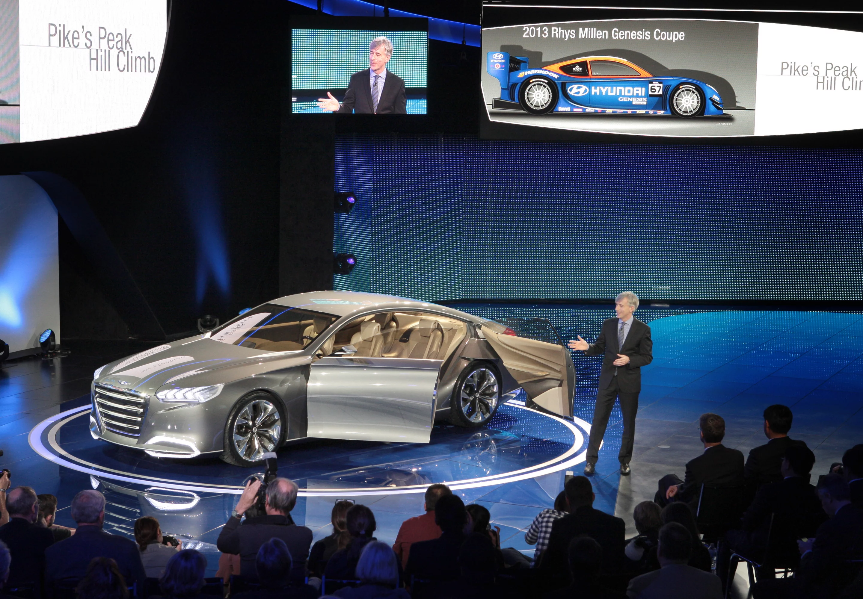 The Hyundai HDC-14 Genesis concept at the North American International Auto Show
