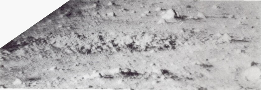 Rubble seen from Surveyor I