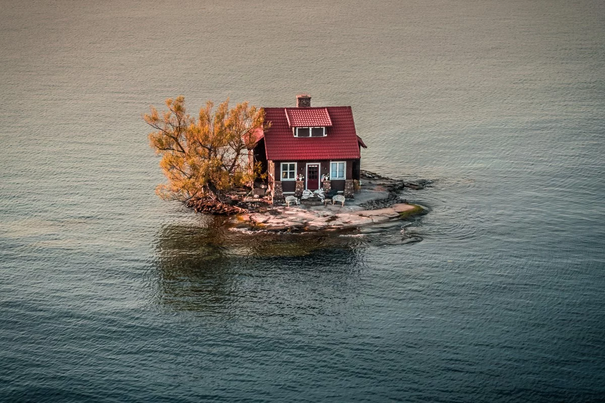 Small Island home in Alexandra Bay, New York State, US