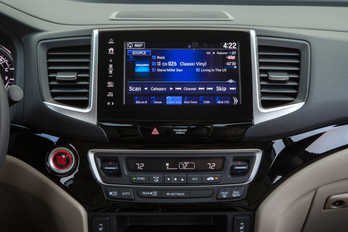 The infotainment in the 2017 Honda Ridgeline is well done, but the lack of knobs for volume and tuning can be a bit tedious