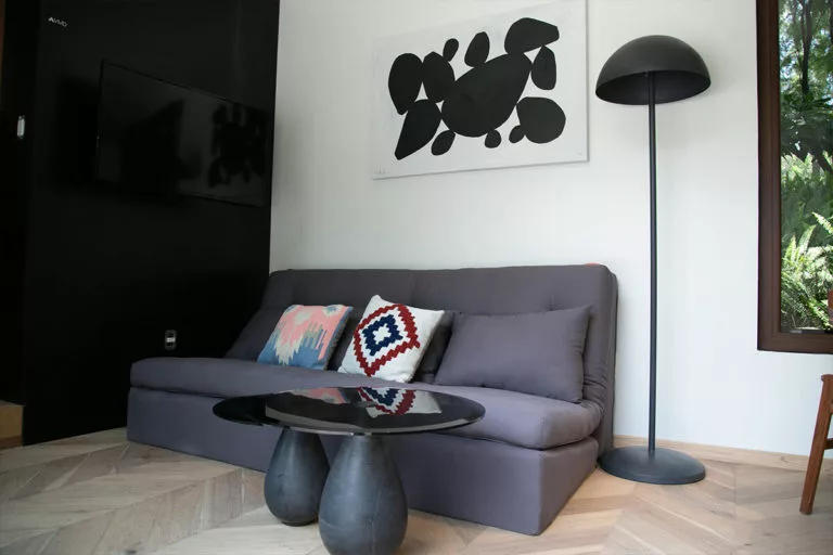 The VMD comes move-in ready with a complete interior furniture package designed by Studioroca