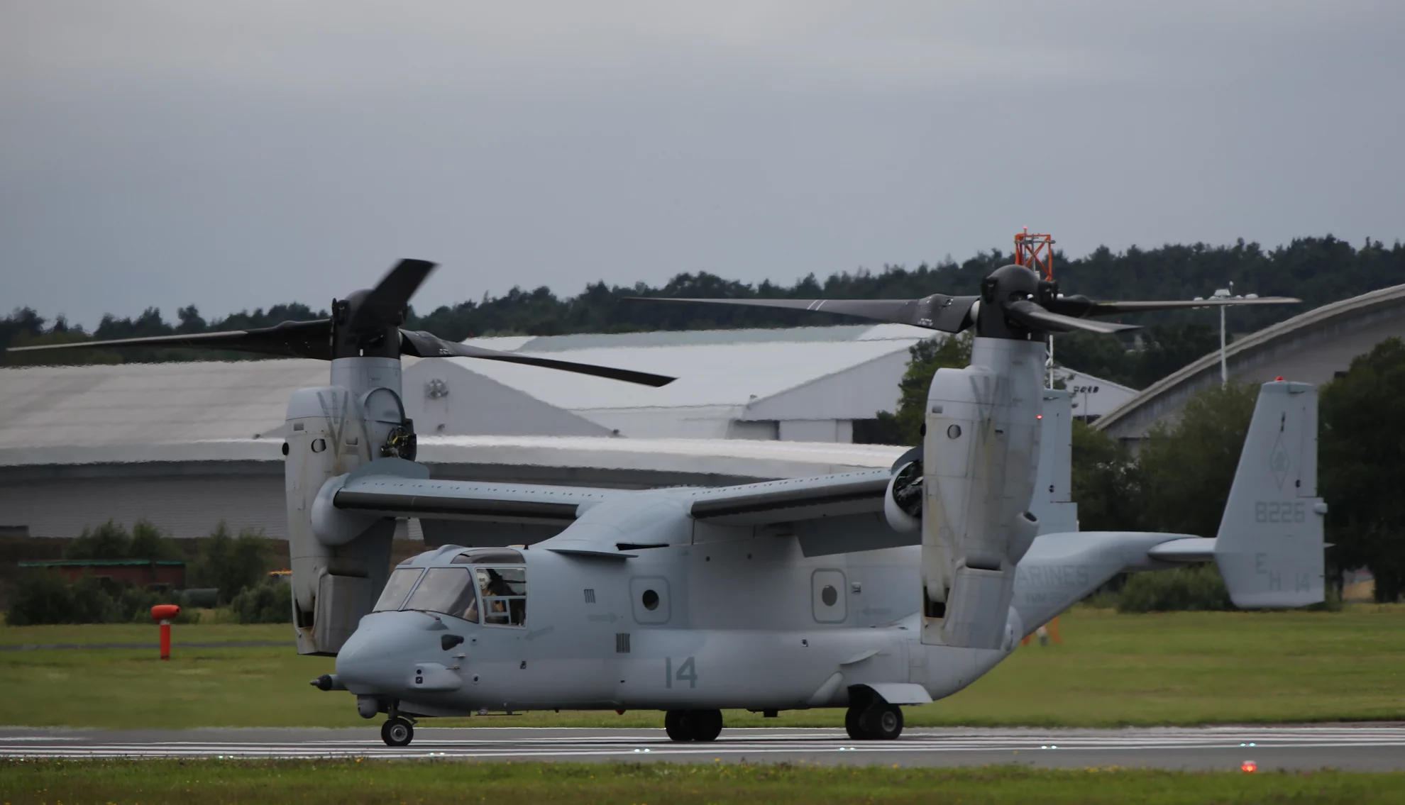 An MV-22 Osprey taking off (Photo: Gizmag)