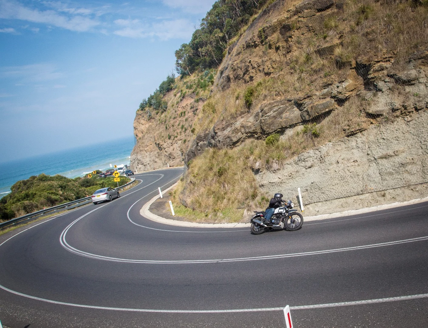 2017 Royal Enfield Himalayan: plenty of room to move around