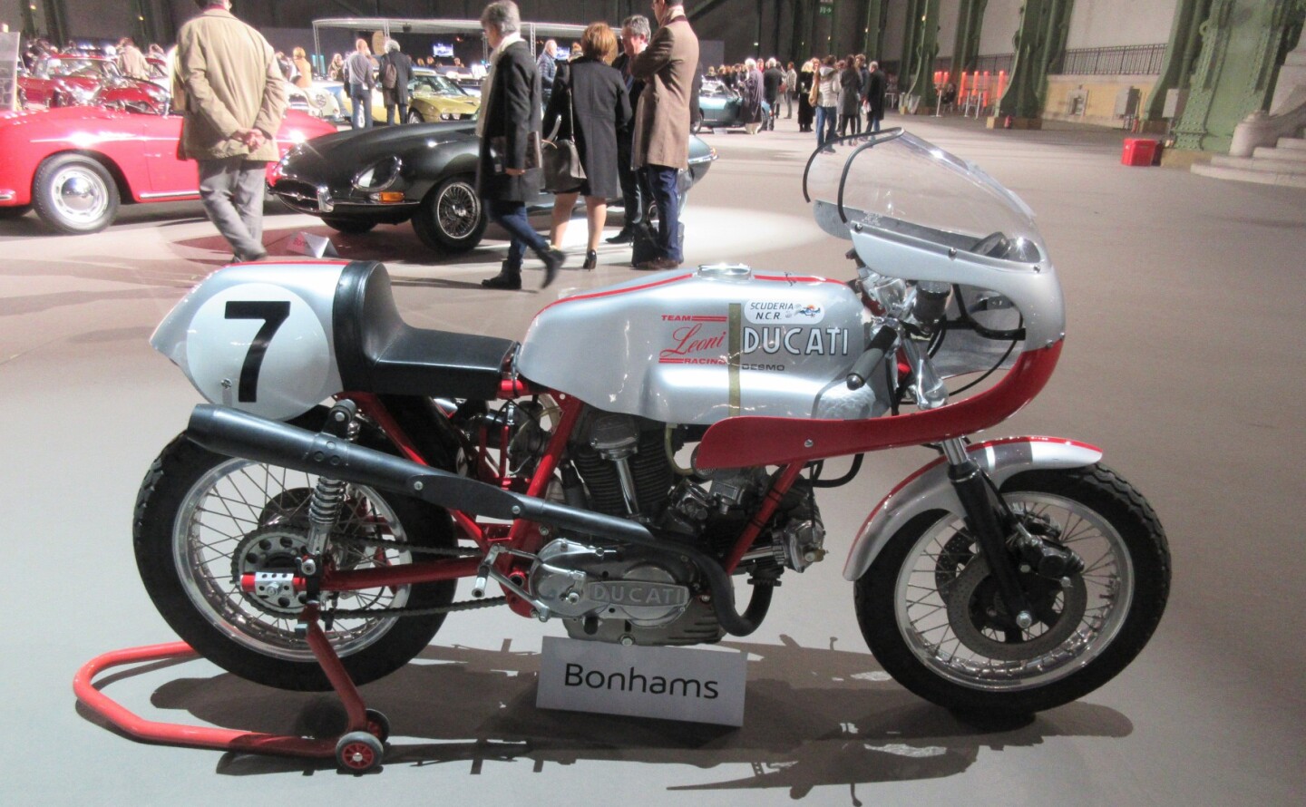 This 1974 Ducati 750SS racer that was commissioned from the factory by a father for his son's 18th birthday, and was delivered in racing specification together with an optional (separate) NCR kit. Not much is known about the intervening years, but the bike has been extensively rebuilt and returned to as-new condition and is a perfect specimen of the Ducati F750 bike that got the v-twin legend underway. The road bikes that were replicas of this bike now fetch more than the estimate, and this isn't a replica – it's one of the few genuine articles. Estimated: €60,000 to €70,000 | Failed to meet reserve | Auction Description