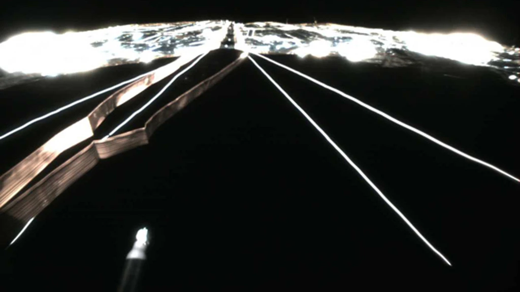 IKAROS with it's solar sail successfully deployed