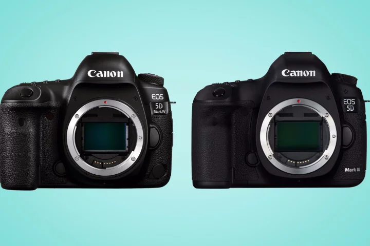 A side-by-side look at the Canon EOS 5D Mark IV and 5D Mark III