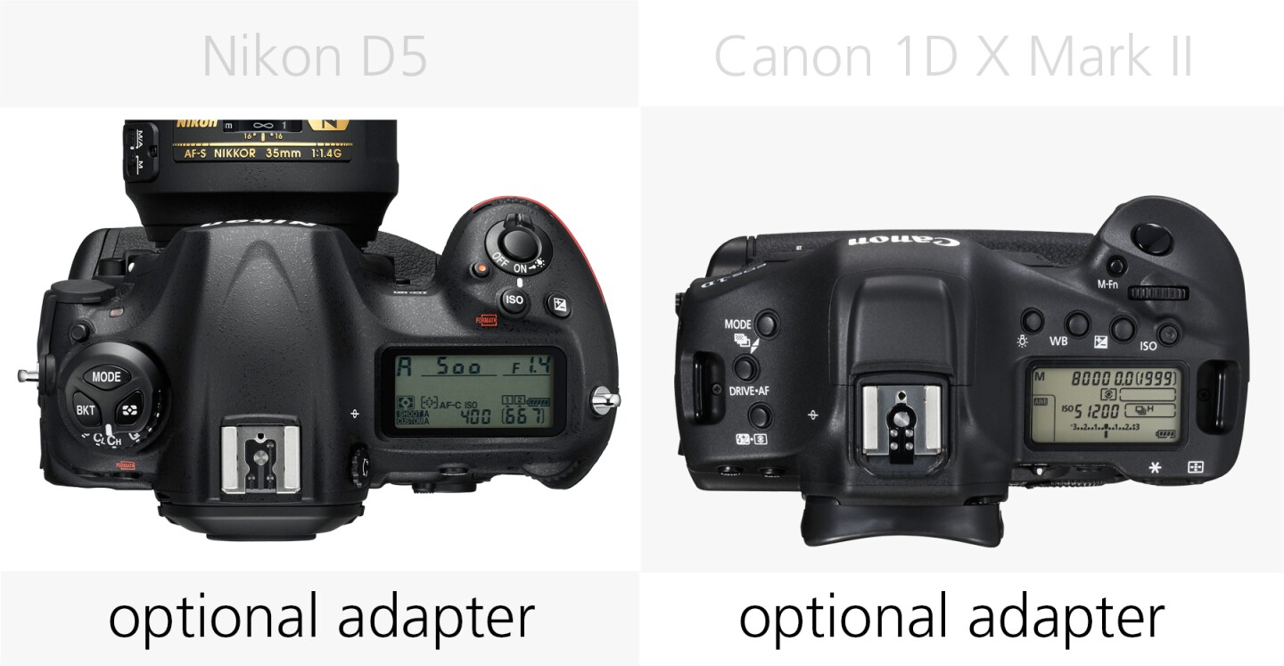 Wireless comparison of the Nikon D5 and Canon 1D X Mark II