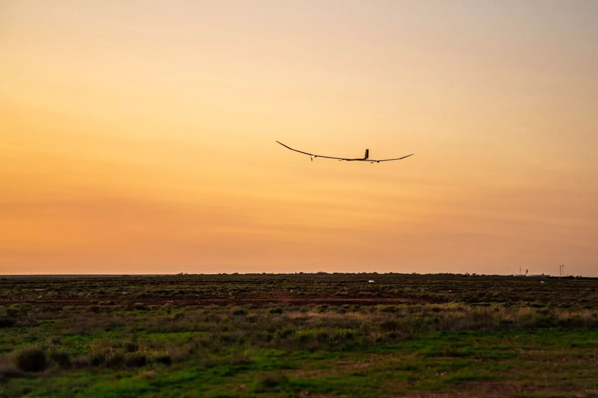PHASA-35 flying in the predawn