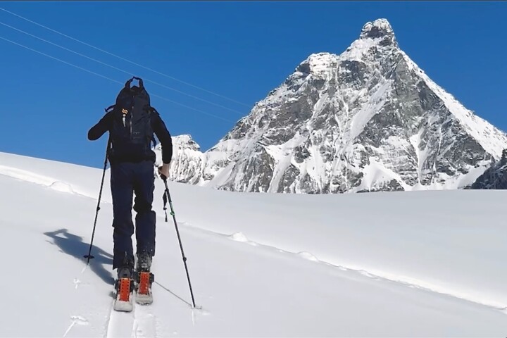 The E-Skimo system is claimed to make climbing mountain slopes up to 30% easier and 80% faster