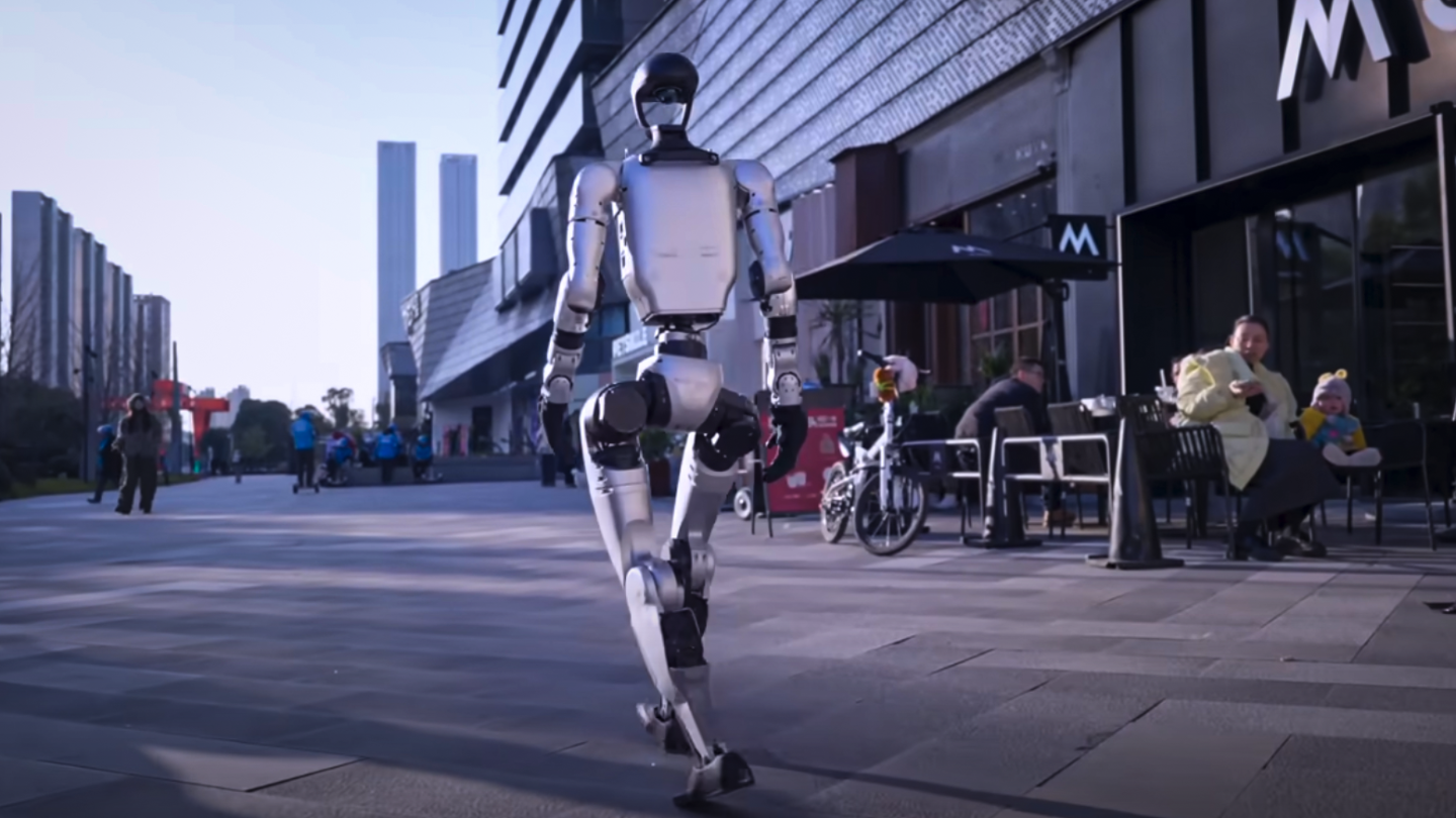 The G1 is now walking with style and a little swagger