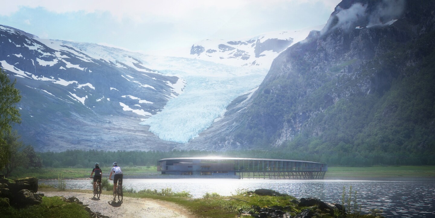The Svart hotel is the first to be built to the energy-positive Powerhouse standard