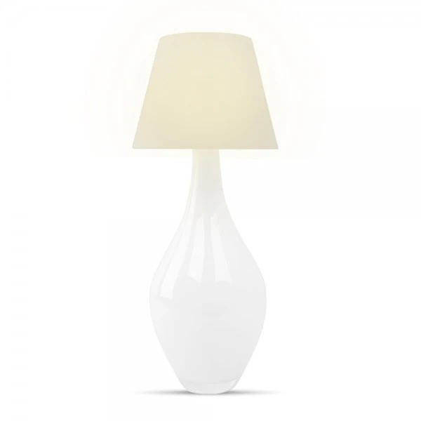 The Satechi Touch USB LED Lamp can be used with a traditional table lamp base or vase