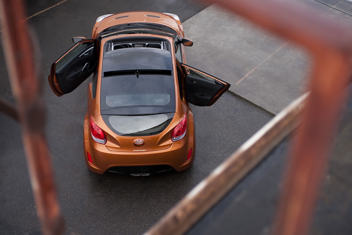 The Hyundai Veloster 3-door coupe