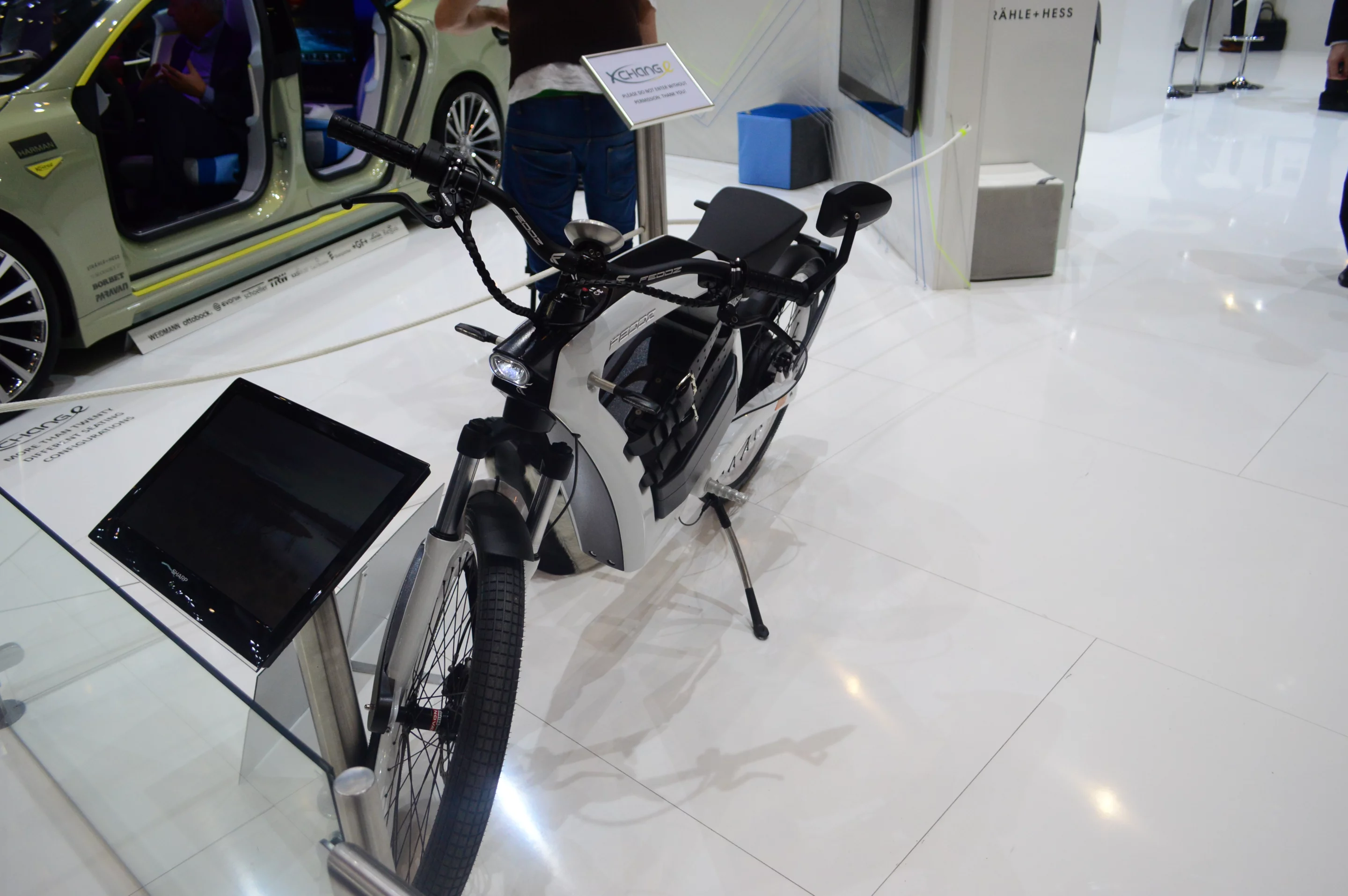 The FEDDZ was on display at Rinspeed's Geneva Motor Show stand