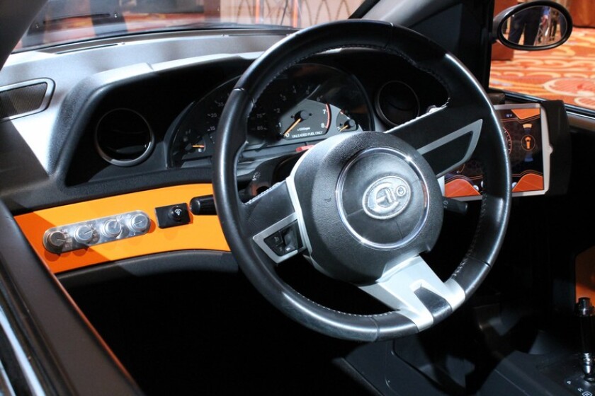 Behind the wheel (Photo: Eric Mack/Gizmag.com)
