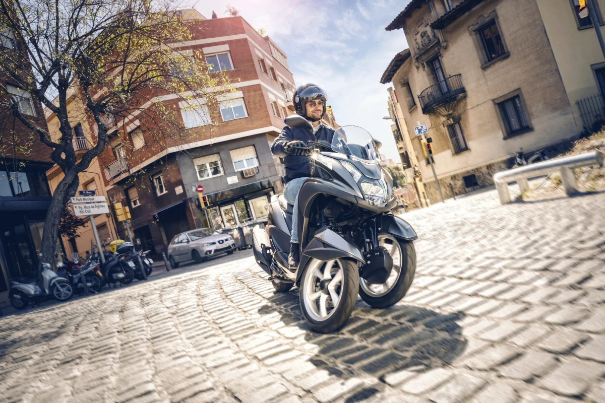 The Yamaha Tricity 155 tackles the city with a bigger engine in a new frame