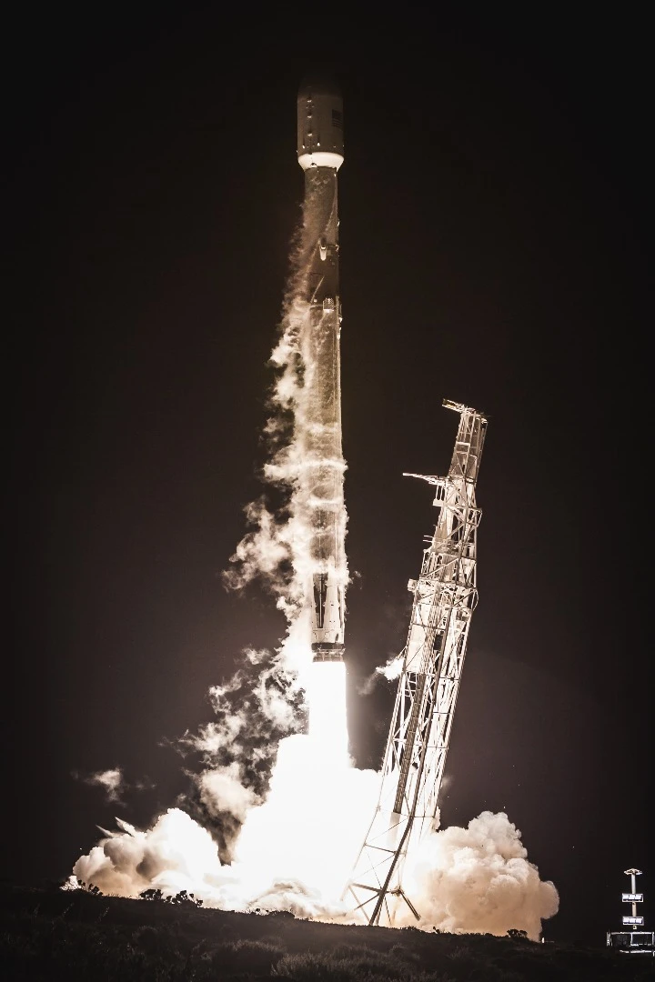 Image from SpaceX's PAZ mission