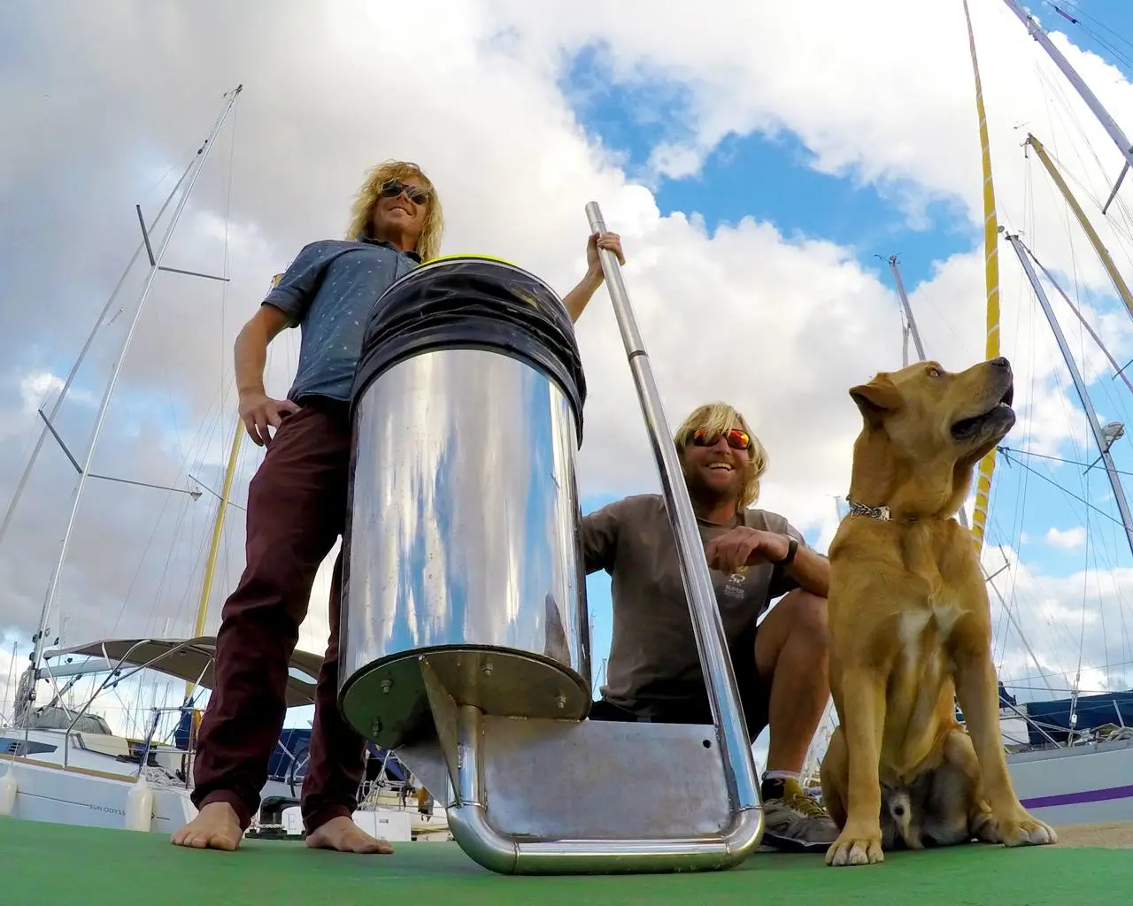 The Seabin is a basically a water filtering system designed for contained marine environments