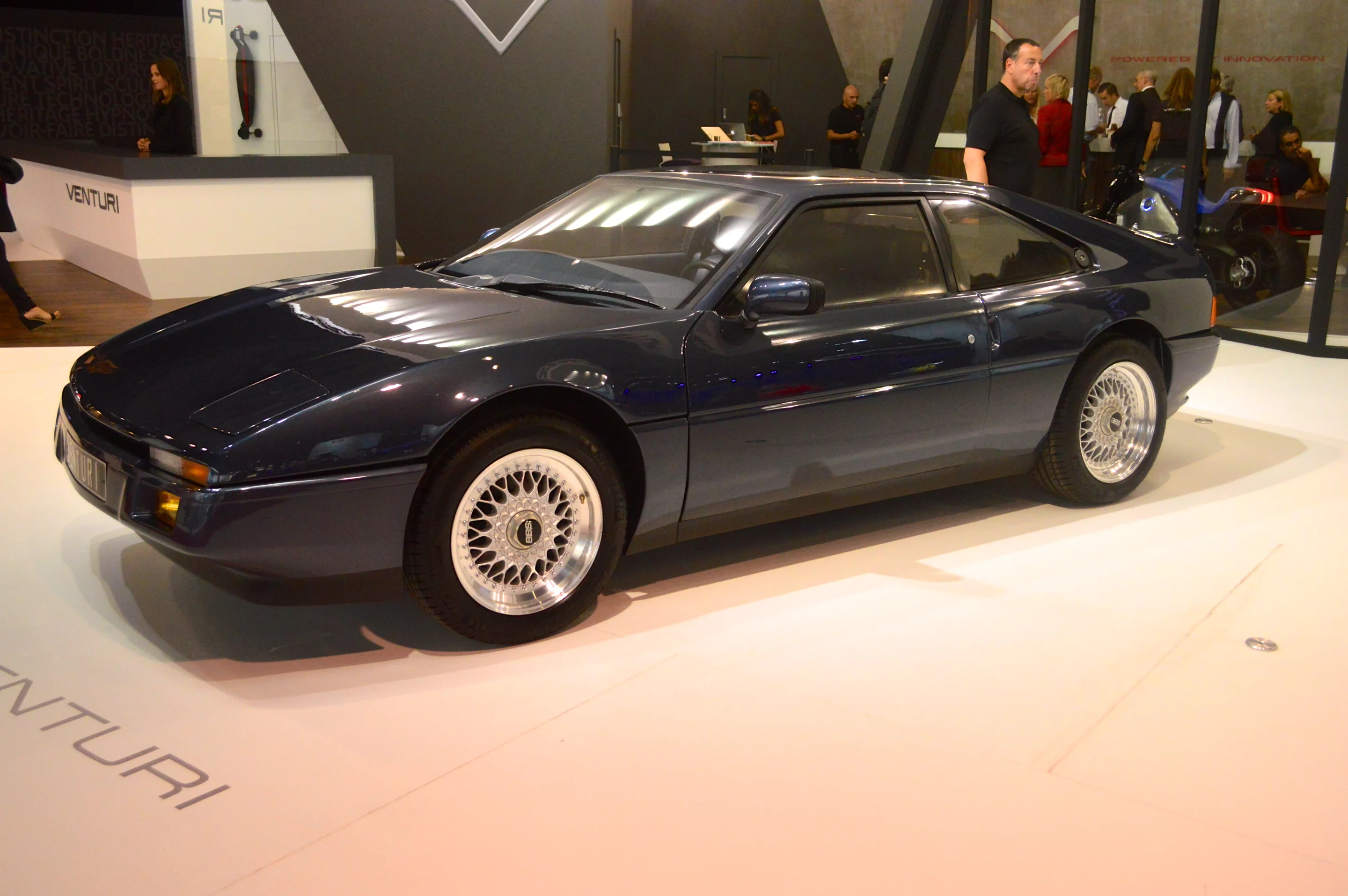 The 1986 Venturi MVS on display in Paris (Photo: C.C. Weiss/Gizmag)