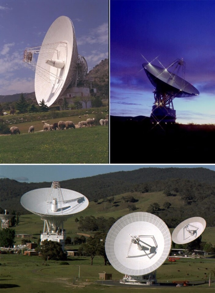 NASA’s Deep Space Network of antenna stations used to receive the data from New Horizons
