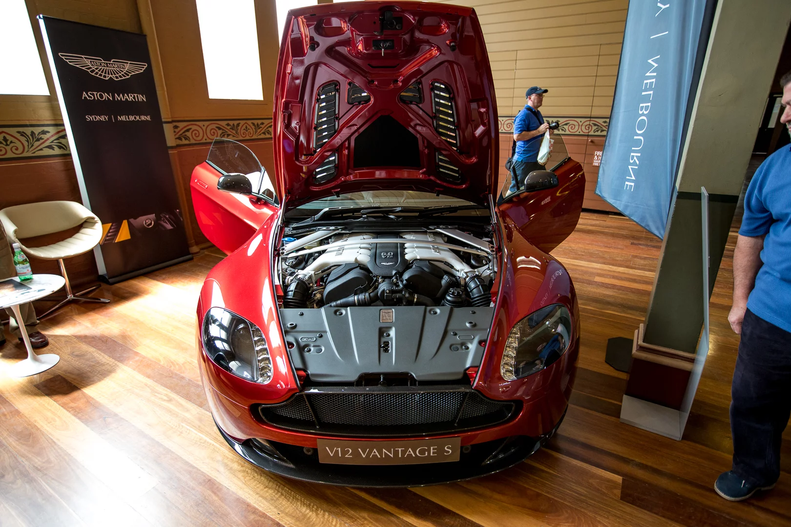 The Aston Martin Vantage S Coupe features an all alloy, quad overhead camshaft, 48 valve, 6.0L V12 (Photo: Nick Lavars/Gizmag)