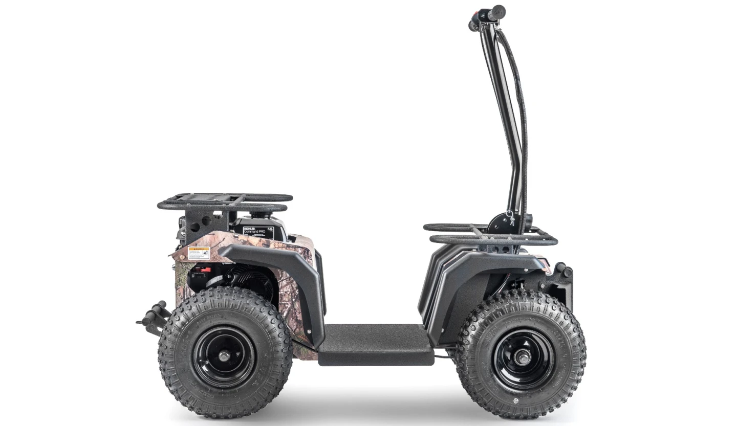 The Ripper ATV has a top speed of 10 mph (16 km/h)
