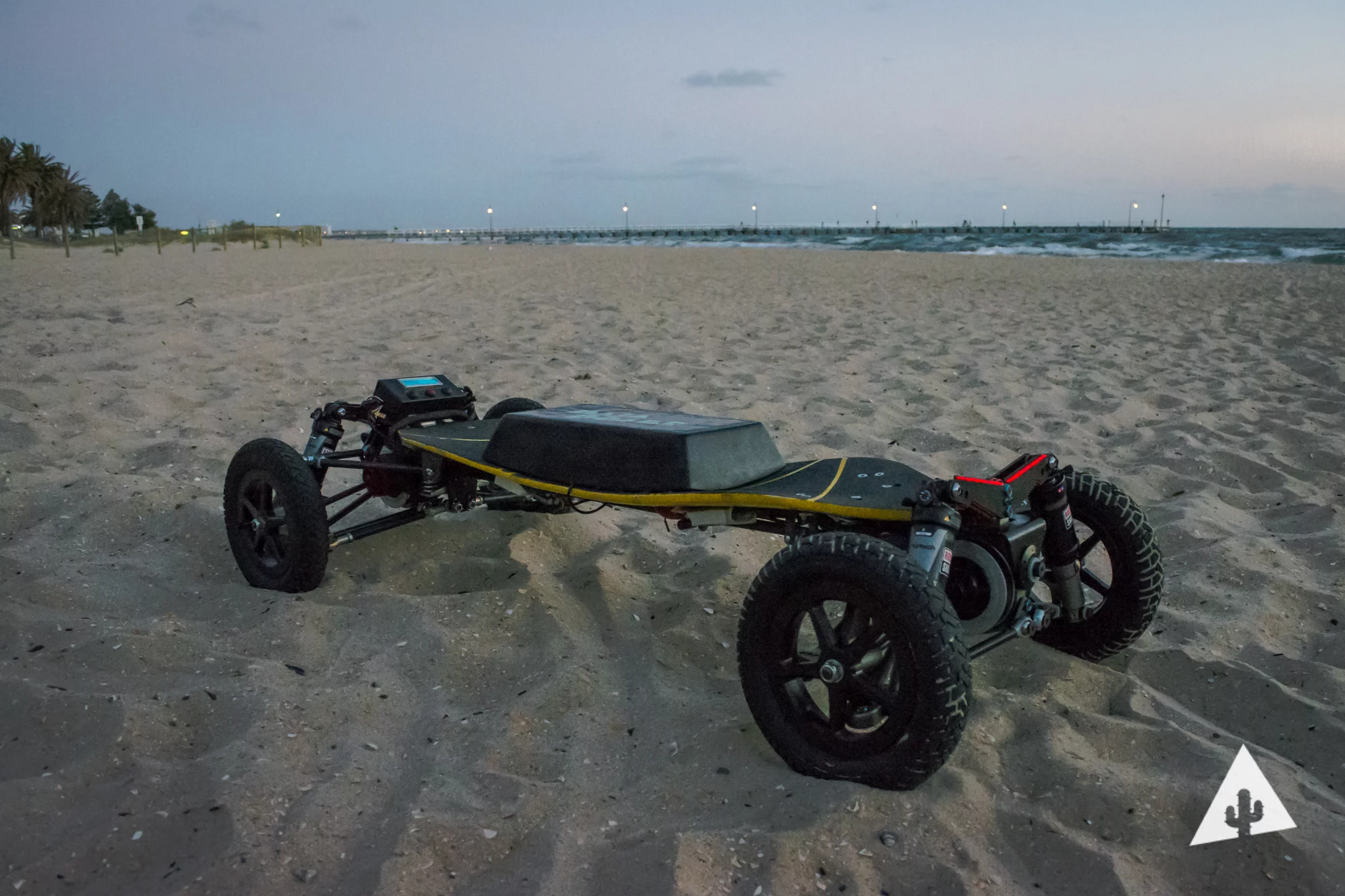 The BajaBoard is built to handle roads, dirt, grass, mountain trails or sandy beaches