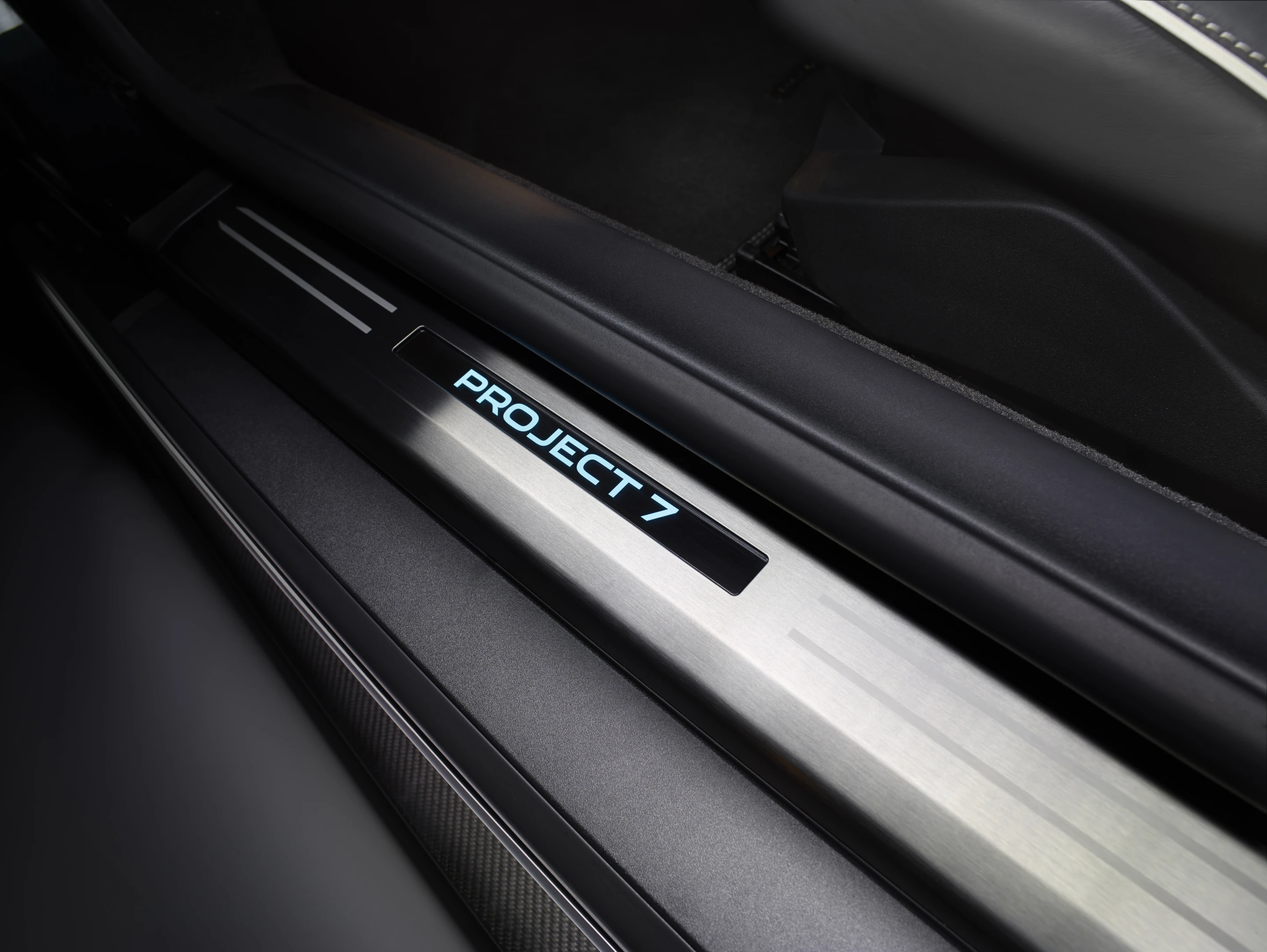 The Jaguar F-Type Project 7 has bespoke footplates