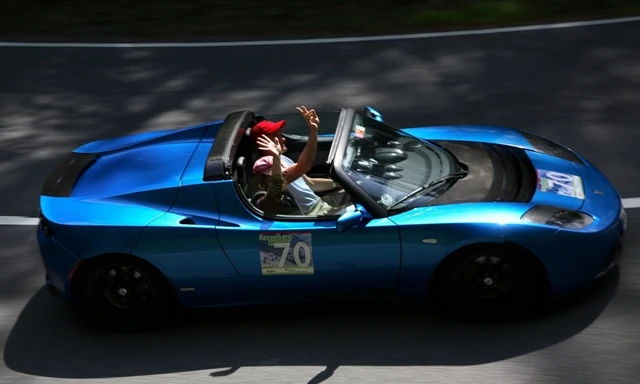 HansjÃ¶rg von Gemmingen has just clocked past 100,000 kilometers (62,000 miles) to become the most traveled Tesla Roadster owner to date