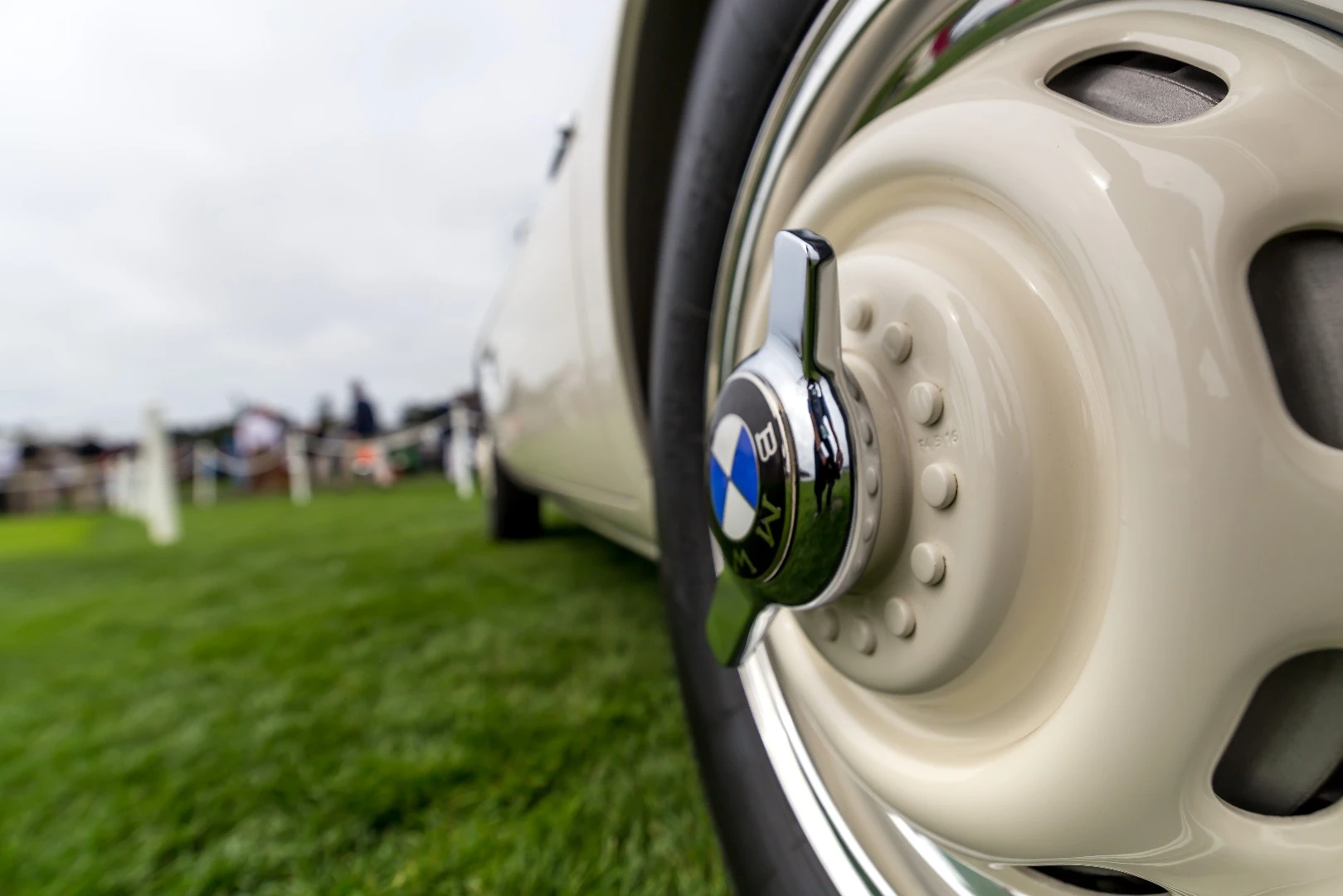 Complete restoration right down to the wheel knockoffs