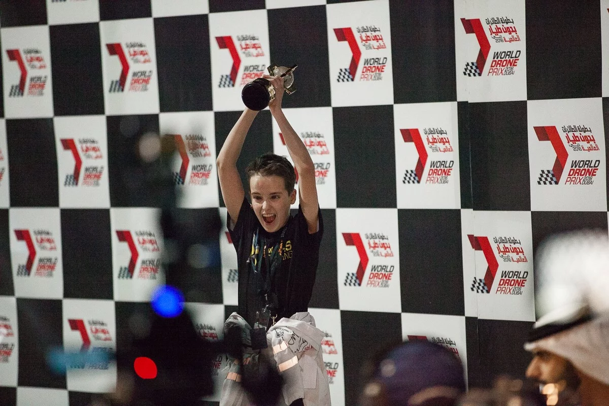 In Dubai over the weekend, Luke Bannister beat out 150 other competitors from around the world to lead his team to victory at the first World Drone Prix