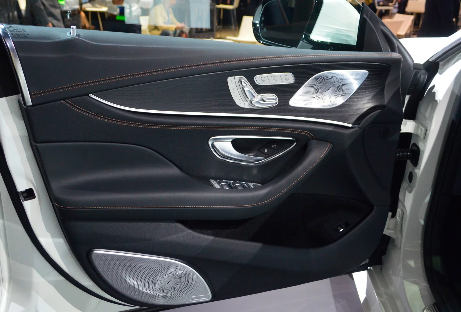 Inside the Mercedes CLS Coupe Edition 1 at the 2017 LA Auto Show