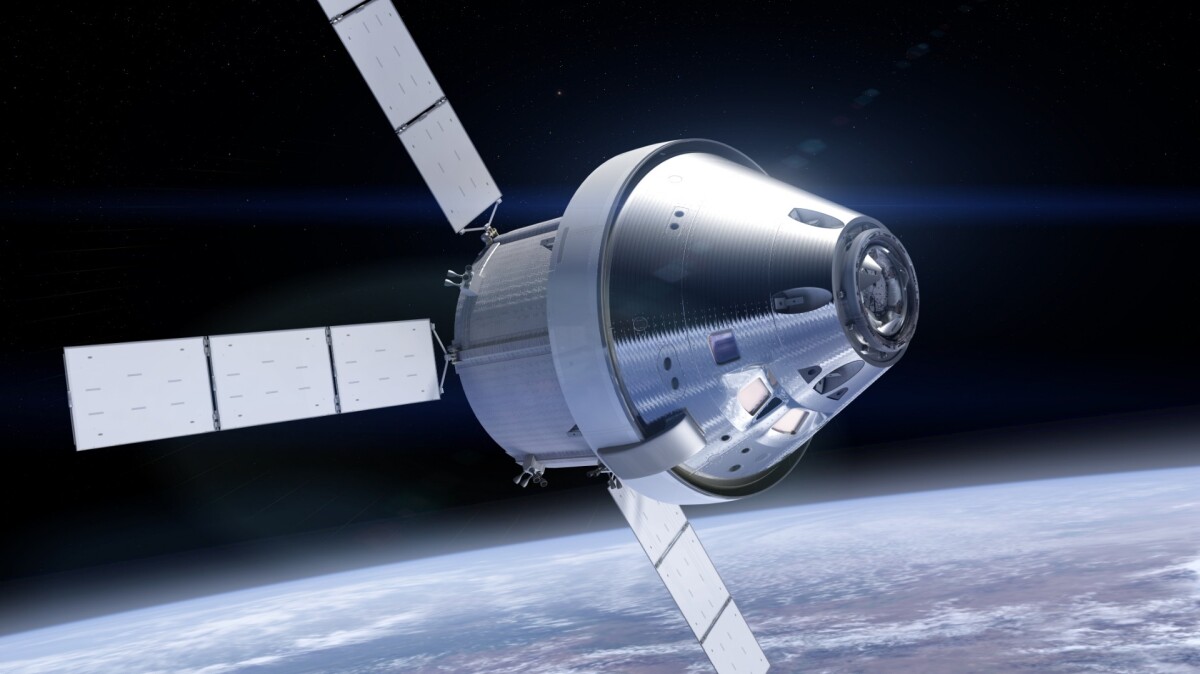 Artist's concept of the Orion spacecraft